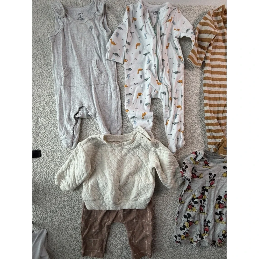 Baby Boys Clothes Lot 6M 6-9M 9M Disney H&M Carters Grayson Collective